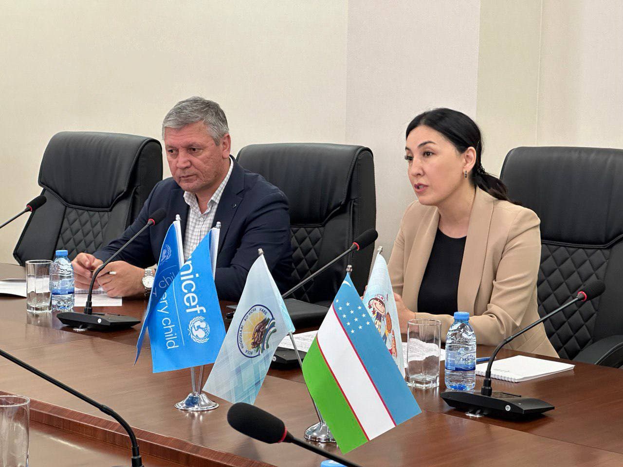 UNICEFning O‘zbekistondagi vakolatxonasi yangi  rahbari Rehina Mariya Kastidjio bilan  uchrashuv o‘tkazildi