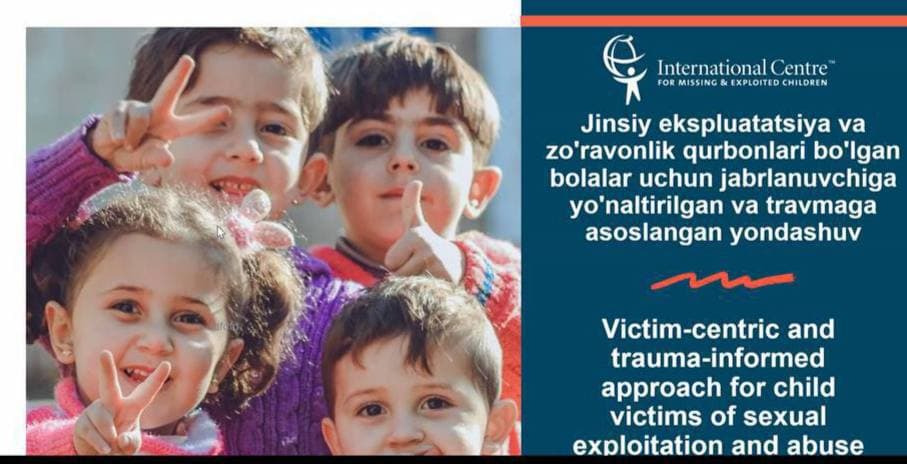 Bolalar ombudsmani tomonidan jinoyatdan jabrlangan bolalar bilan alohida ishlash bo‘yicha amaliyotchi-xodimlar uchun maxsus treninglar siklini tashkil etish ishlari davom ettirilmoqda.