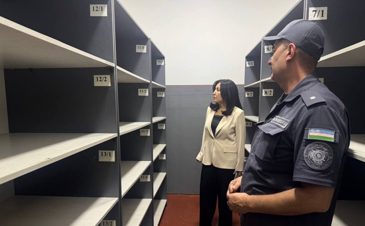 Bolalar ombudsmani Toshkent viloyati Angren shahar IIBB vaqtincha saqlash hibsxonasida monitoring o‘rganishini olib bordi.