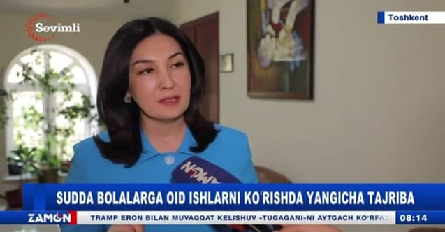 7-8 iyul kunlari “Jinsiy zo‘ravonlik va odam savdosi qurboni bo‘lgan bolalarga oid jinoyat ishlarini sudda ko‘rib chiqishda bola manfaatlarini hisobga oluvchi yondashuvlarni qo‘llash” mavzusida sudyalar uchun tashkil etilgan amaliy seminar “Sevimli” telekanali nigohida